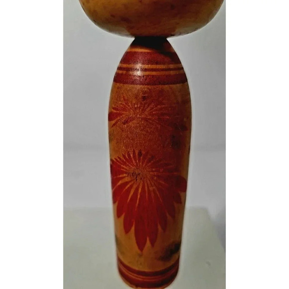 Kokeshi GOTO KIZO 18cm Japanese 7" Traditional Wooden Doll Vintage From JAPAN - Picture 7 of 7